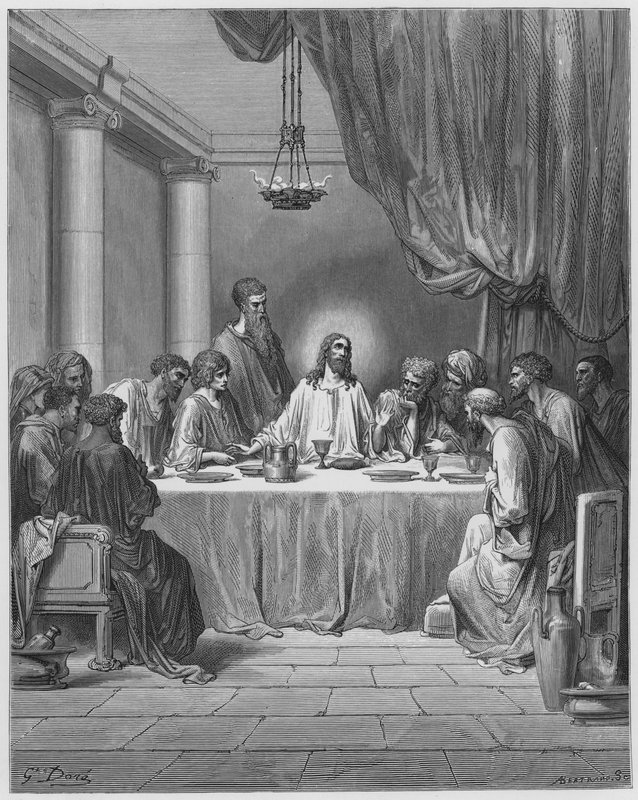 Das letzte Abendmahl von Gustave Dore