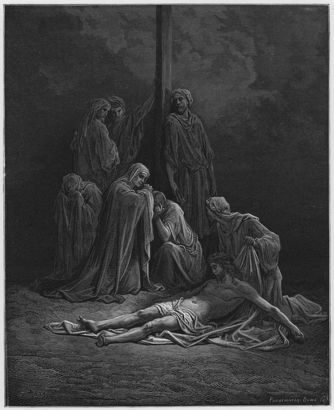 Der tote Christus von Gustave Dore