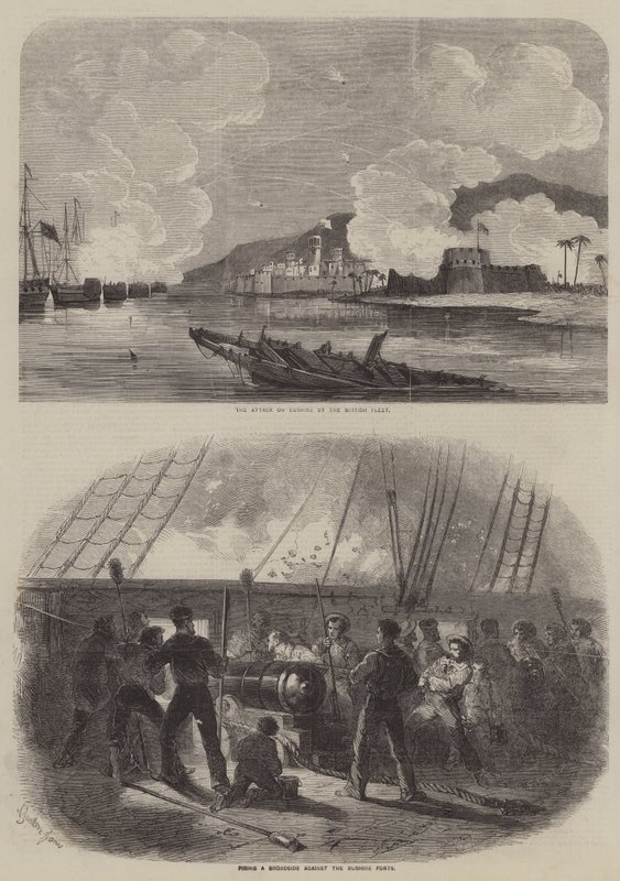 Schlacht von Bushire von Gustave Janet