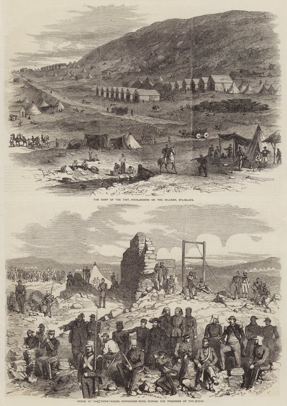 Skizzen des Krimkriegs von Gustave Janet