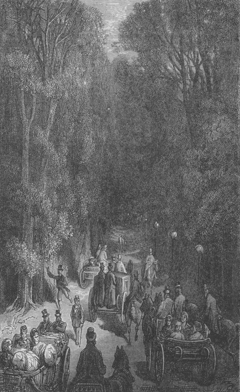 Im Wagen von Gustave after Dore