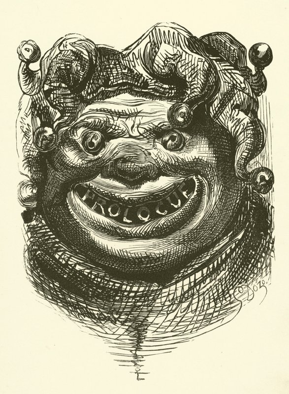Illustration für die Werke von Rabelais von Gustave after Dore