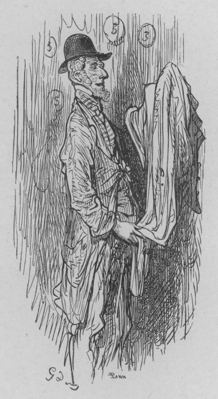 Der Kleiderhändler von Gustave after Dore