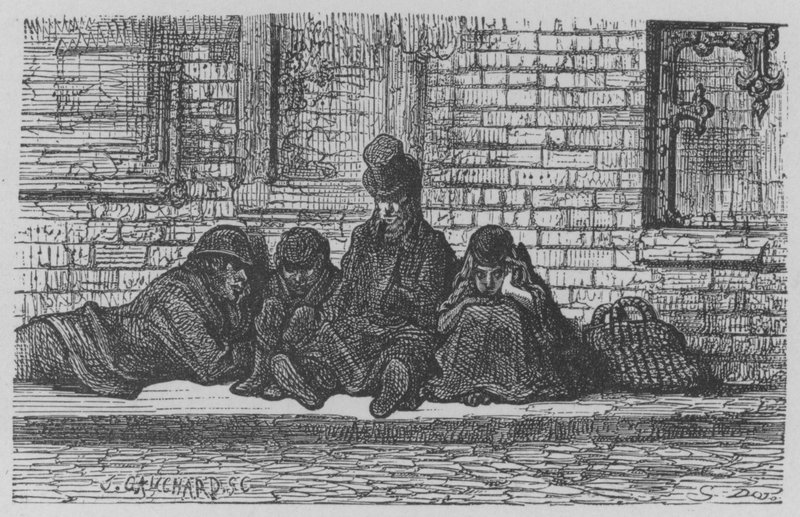 Eine Familie von Gustave after Dore