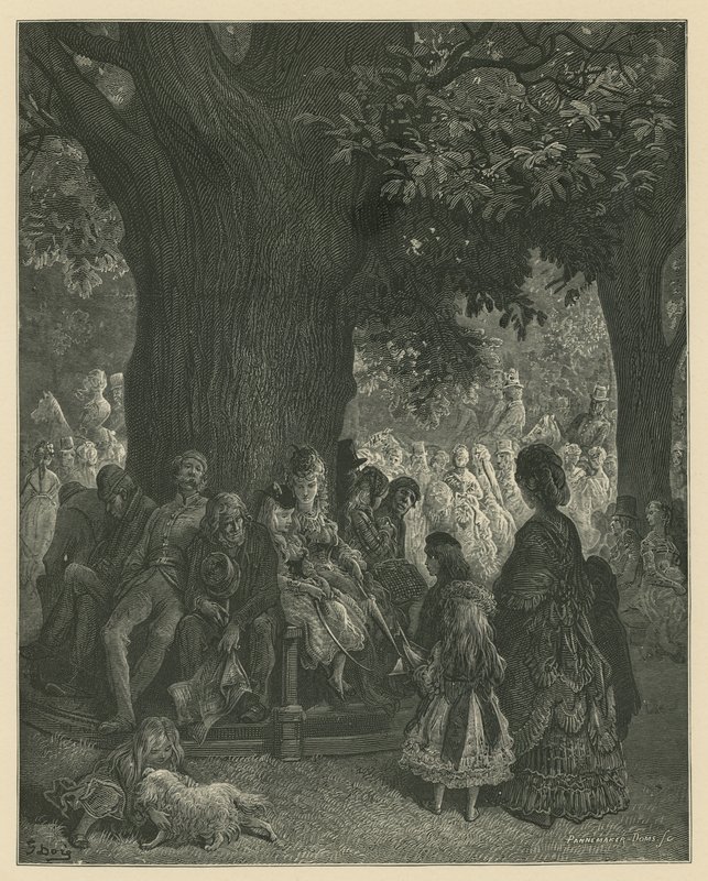 Kensington Gardens, London von Gustave Dore