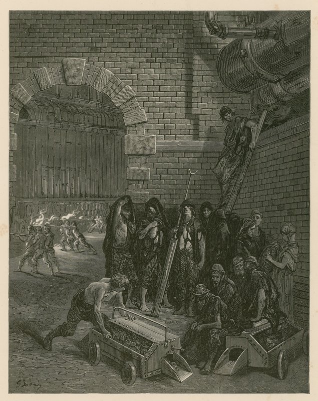 Lambeth Gaswerke, London von Gustave Dore
