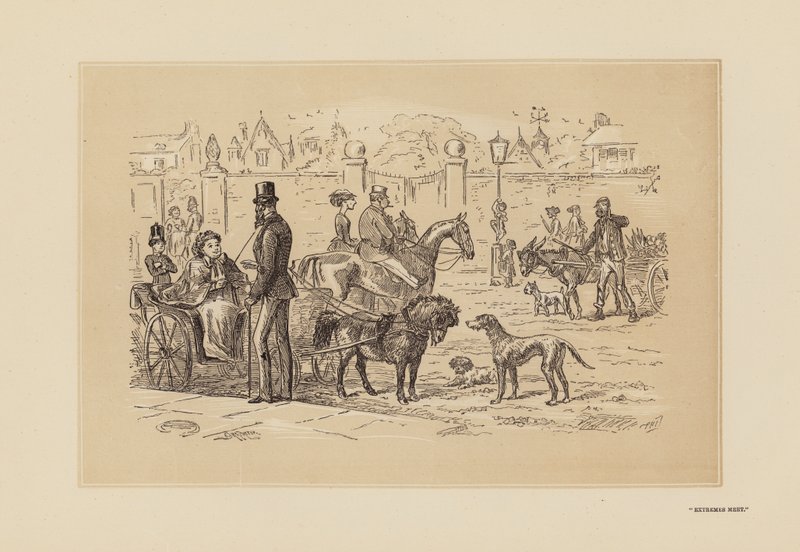 Extreme treffen sich von Hablot Knight (1815 92) Browne