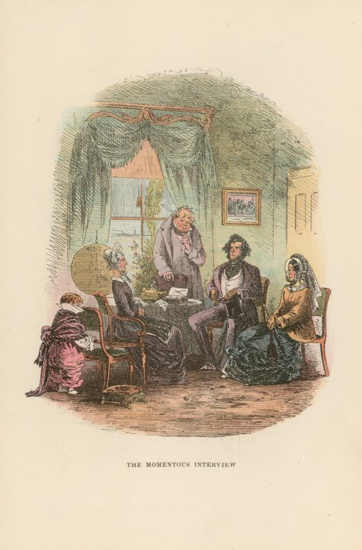 Illustration für David Copperfield von Hablot Knight Browne