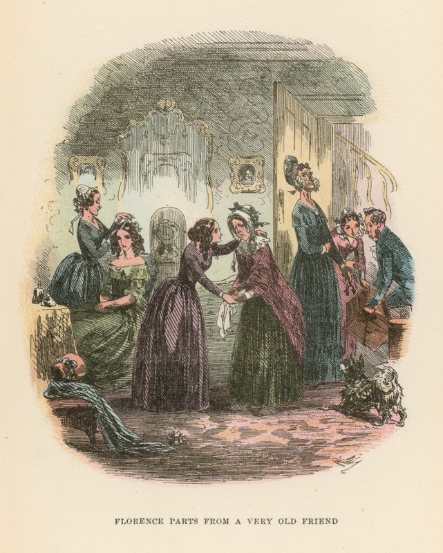 Illustration für Dombey und Sohn von Hablot Knight Browne