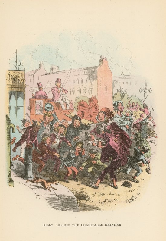 Illustration für Dombey und Sohn von Hablot Knight Browne