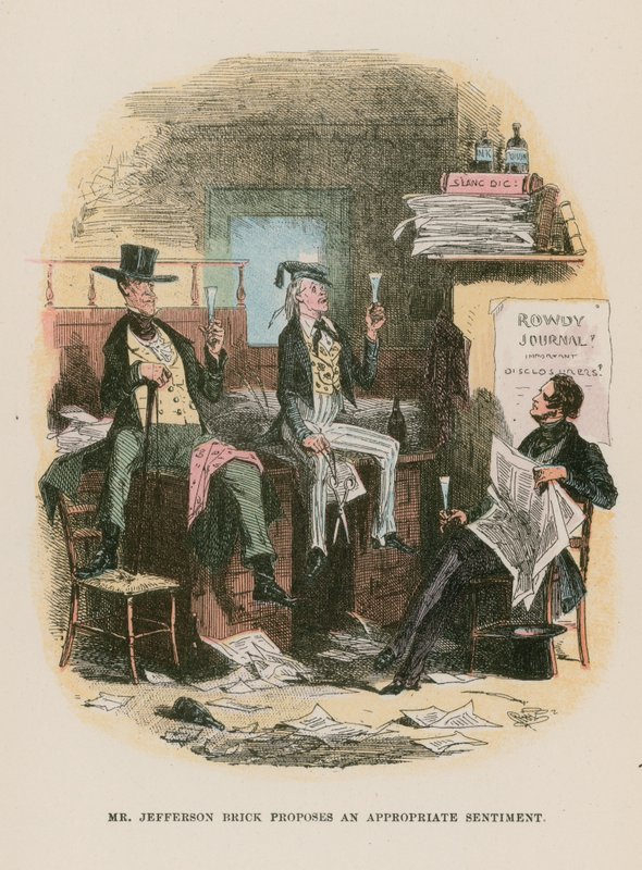 Illustration für Martin Chuzzlewit von Hablot Knight Browne