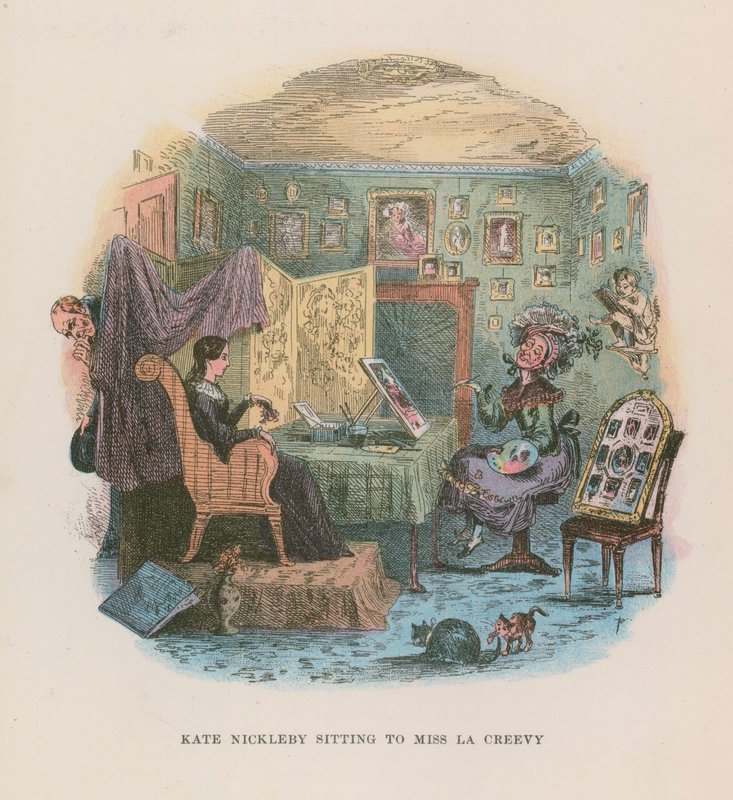 Illustration für Nicholas Nickleby von Hablot Knight Browne