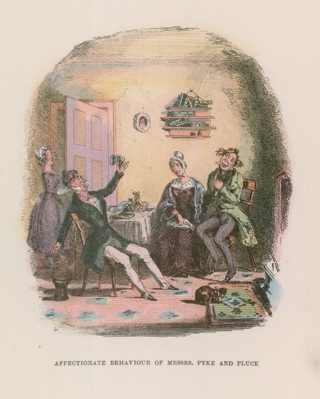 Illustration für Nicholas Nickleby von Hablot Knight Browne