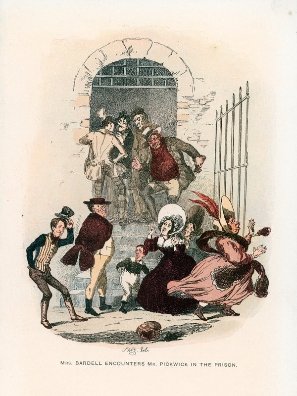 Illustration für die Pickwick-Papiere von Hablot Knight Browne