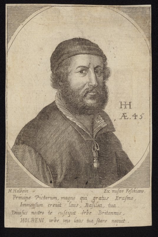 Hans Holbein Selbstporträt von Hans Holbein der Jüngere