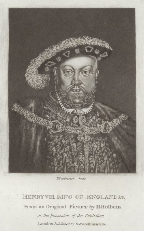 Heinrich VIII. König von England von Hans Holbein der Jüngere