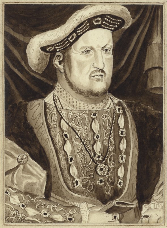 König Heinrich VIII. von England von Hans Holbein der Jüngere