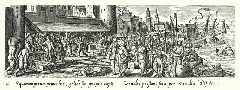 Fischmarkt von Hans after Bol