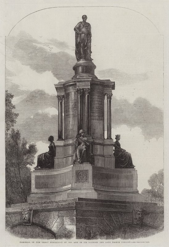 Gedenkstätte der Großen Ausstellung von 1851 und ihres Gründers, des verstorbenen Prinzgemahls von Harden Sidney Melville