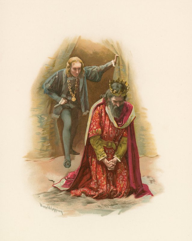 Hamlet und der König von Harold Copping