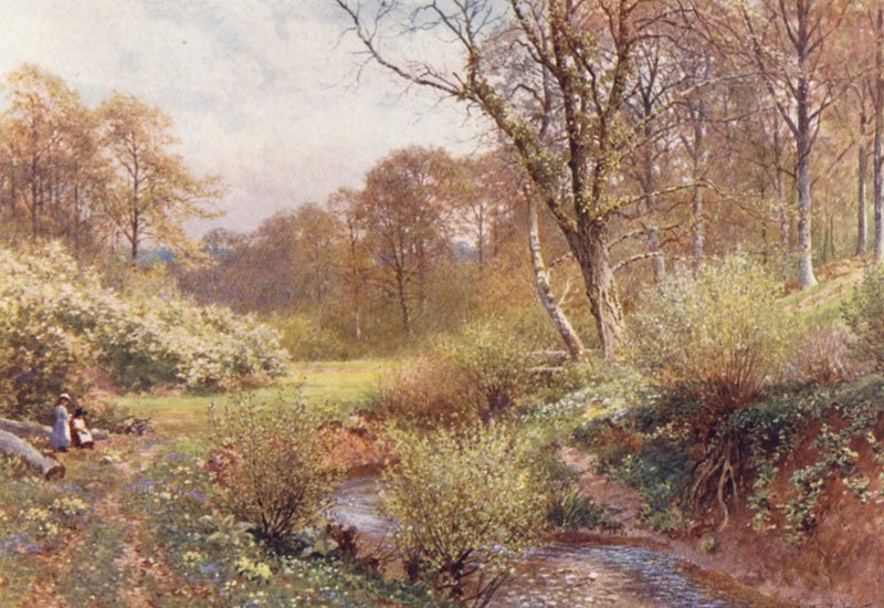 Im Frühlingswald, Ockley von Harold Sutton Palmer