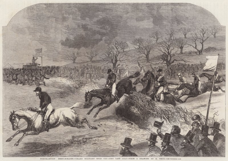 Northampton Steeplechases, Grand Military Gold Cup, der letzte Sprung von Harrison William Weir