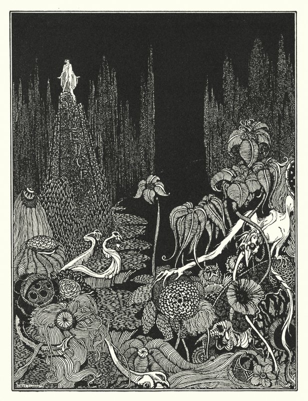 Edgar Allan Poe: Stille von Harry Clarke
