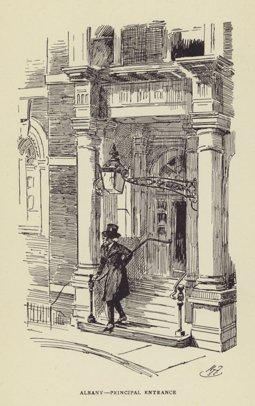 Albany, Haupteingang von Harry Furniss