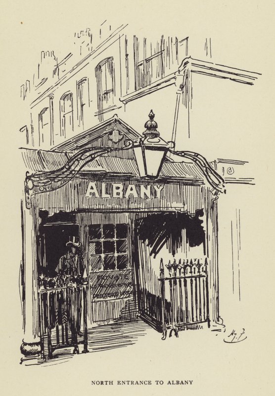 Nordeingang zu Albany von Harry Furniss