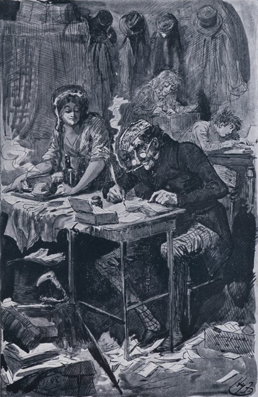 Der Bettelbriefschreiber von Harry Furniss