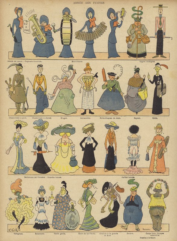 Illustration für Le Rire von Henri Avelot