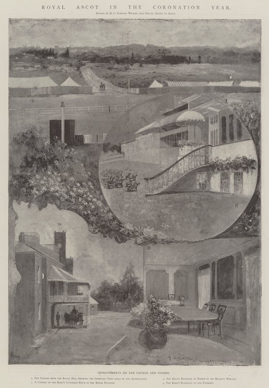 Royal Ascot im Krönungsjahr von Henry Charles Seppings Wright