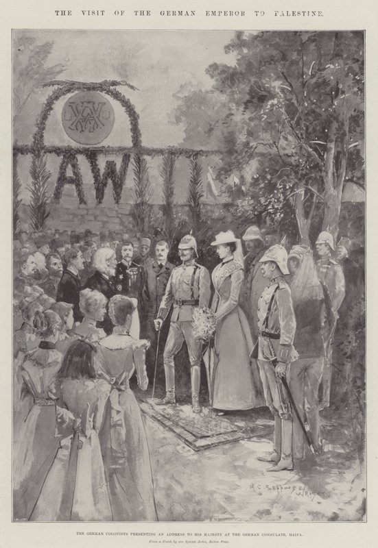 Der Besuch des deutschen Kaisers in Palästina von Henry Charles Seppings Wright