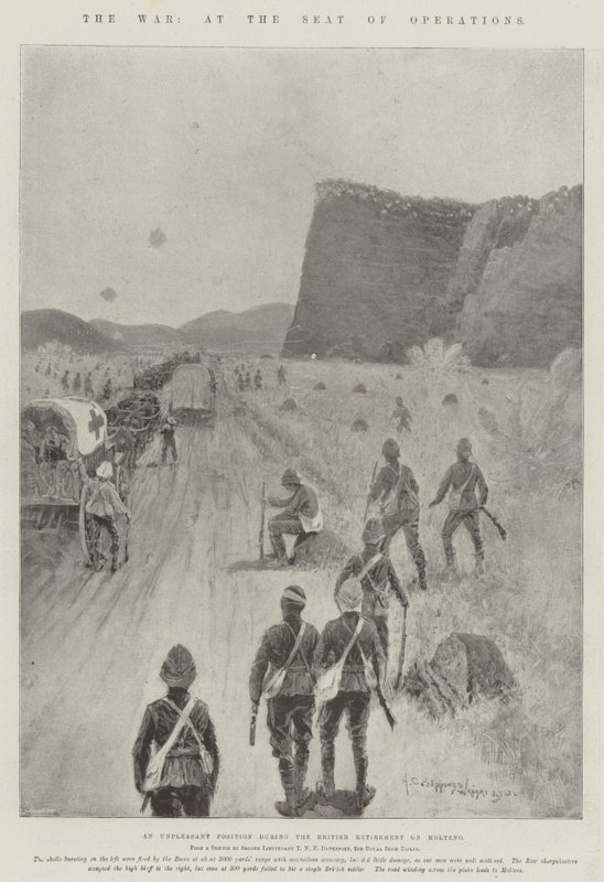 Der Krieg, am Einsatzort von Henry Charles Seppings Wright