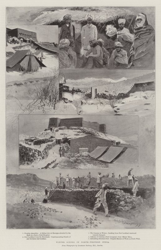 Winterszenen in Nordwestindien von Henry Charles Seppings Wright