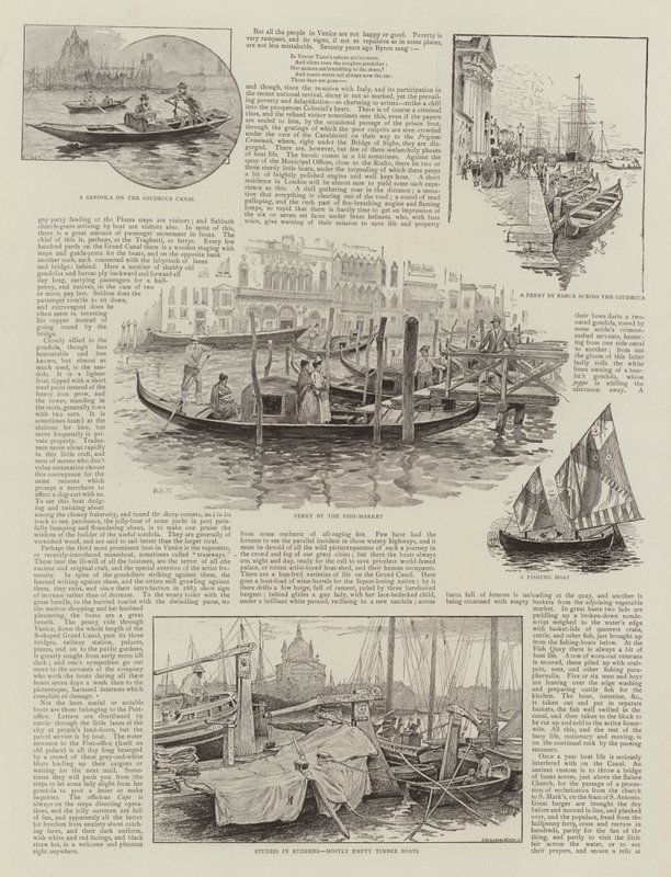 Boote von Venedig von Henry Edward Tidmarsh