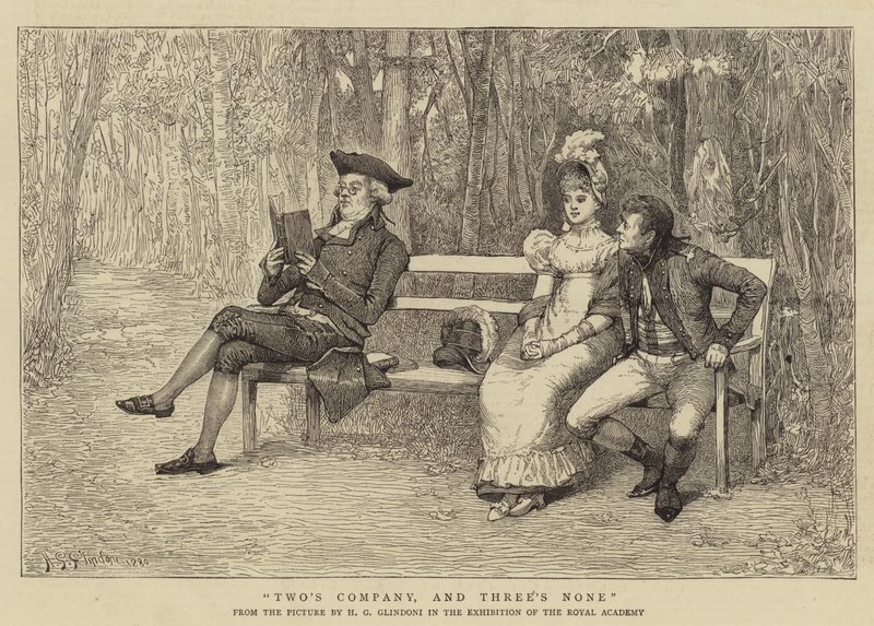 Zwei sind Gesellschaft, und drei sind keiner von Henry Gillard Glindoni