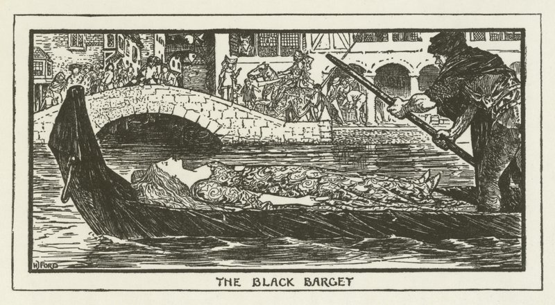 Die schwarze Barge von Henry Justice Ford