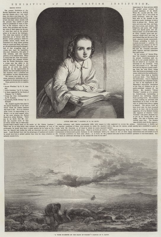 Ausstellung der British Institution von Henry Le Jeune