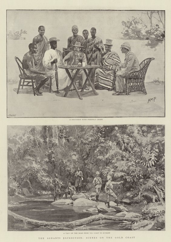 Die Ashanti-Expedition, Szenen an der Goldküste von Henry Marriott Paget