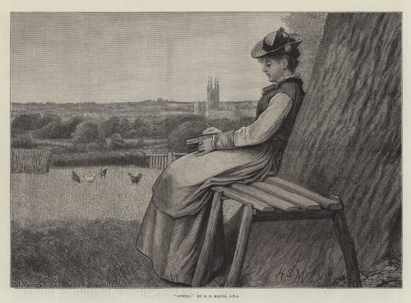 Frühling von Henry Stacey Marks