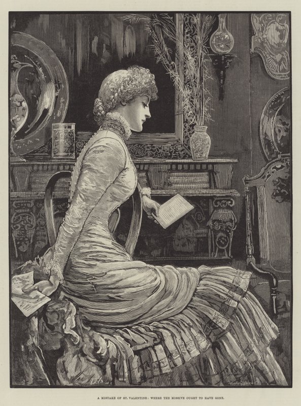 Ein Fehler von St. Valentin, wohin die Botschaft hätte gehen sollen von Henry Stephen Ludlow