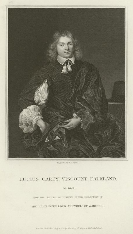 Lucius Cary, Viscount Falkland von Henry Thomas Ryall