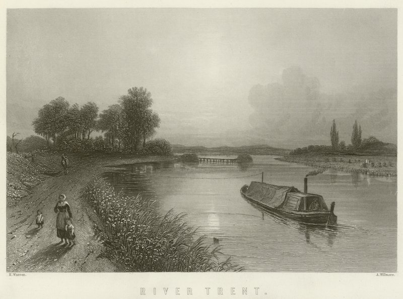 Fluss Trent von Henry Warren