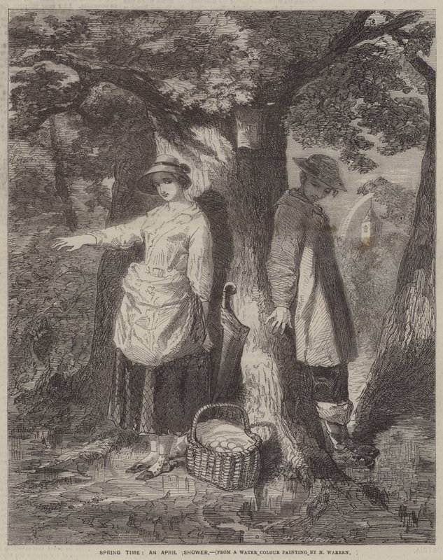 Frühlingszeit, ein Aprilregen von Henry Warren