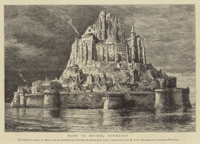Mont St. Michel, Normandie von Henry William Brewer