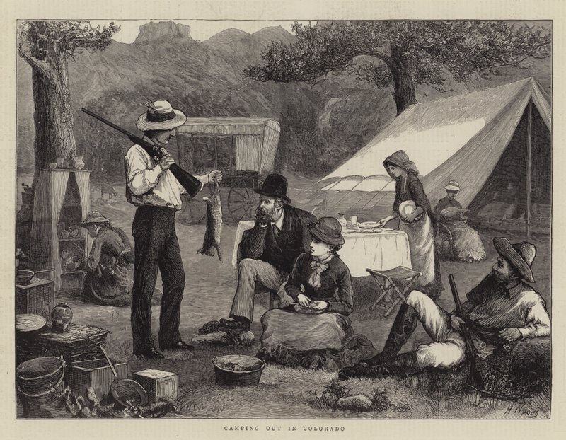 Camping in Colorado von Henry Woods