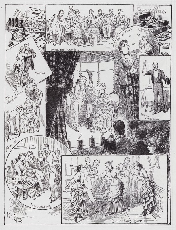 Unterhaltung im Haus von Henry Alexander (after) Ogden