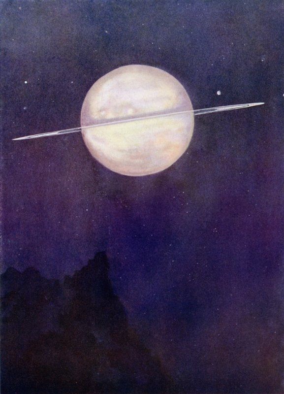Der Planet Saturn von Henry Charles Seppings Wright