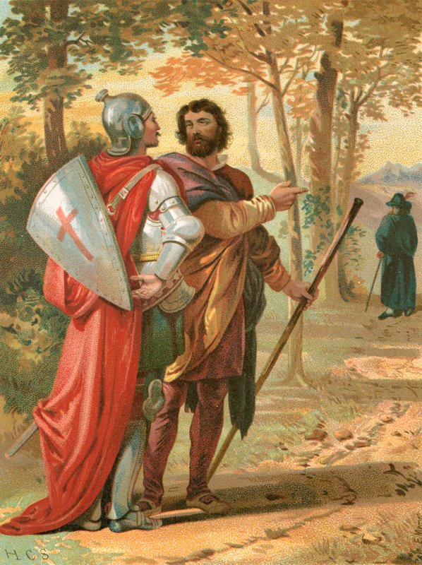 Christian und Hopeful überholen By-ends von Henry Courtney Selous